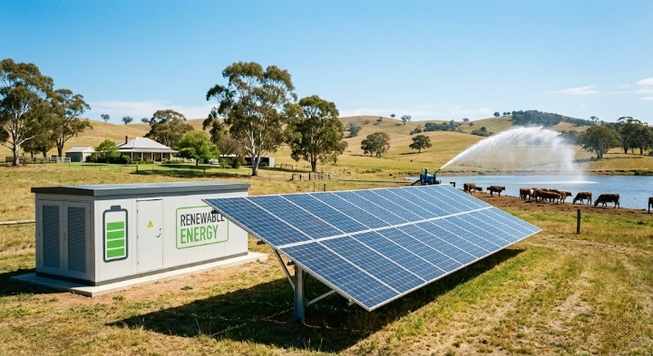 système-de-pompe-à-eau-solaire-station-bovin-australienne