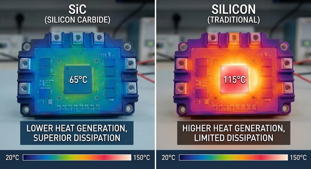 comparaison-d'imagerie-thermique-sic-vs-silicon-chaleur-génération