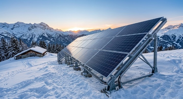 Comment fonctionnent les panneaux solaires en hiver pour l'énergie hors réseau